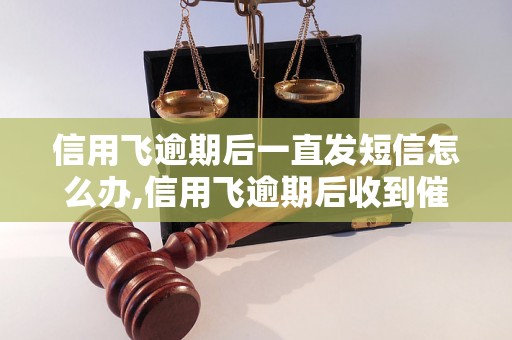 信用飞逾期后一直发短信怎么办,信用飞逾期后收到催收短信怎么处理