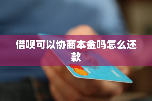 借呗可以协商本金吗怎么还款