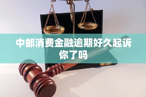 中邮消费金融逾期好久起诉你了吗