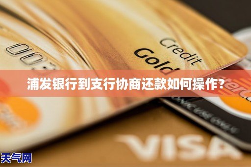 浦發銀行到支行協商還款如何操作