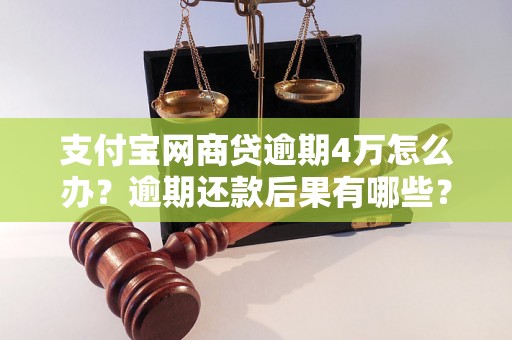 支付宝网商贷逾期4万怎么办？逾期还款后果有哪些？