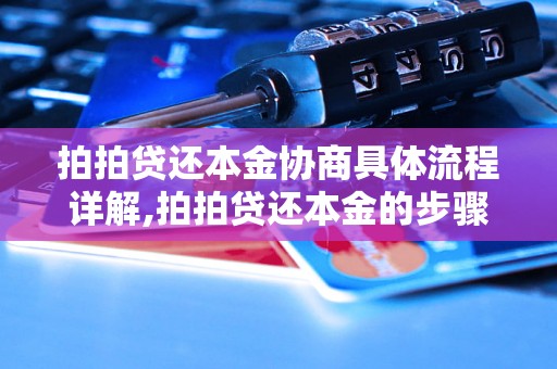 拍拍贷还本金协商具体流程详解,拍拍贷还本金的步骤和注意事项