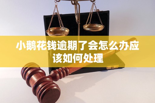 小鹅花钱逾期了会怎么办应该如何处理