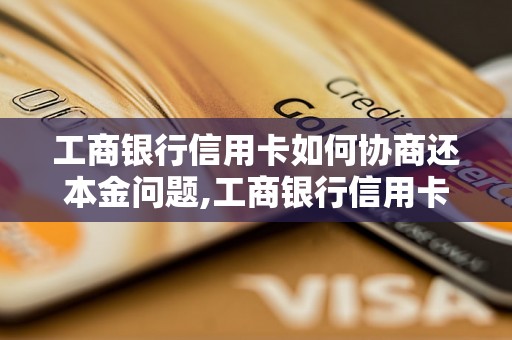 工商银行信用卡如何协商还本金问题,工商银行信用卡还款方式详解