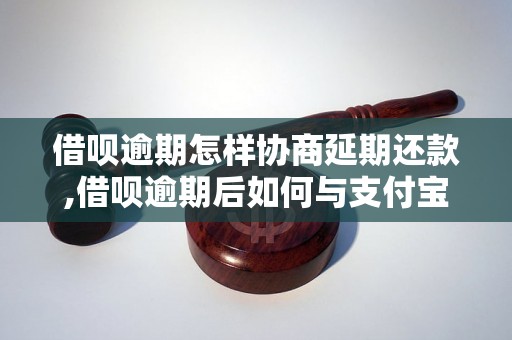 借呗逾期怎样协商延期还款,借呗逾期后如何与支付宝协商