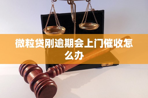 微粒贷刚逾期会上门催收怎么办