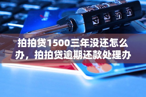 拍拍贷1500三年没还怎么办，拍拍贷逾期还款处理办法