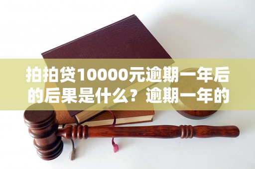 拍拍贷10000元逾期一年后的后果是什么？逾期一年的拍拍贷10000元要还多少钱？