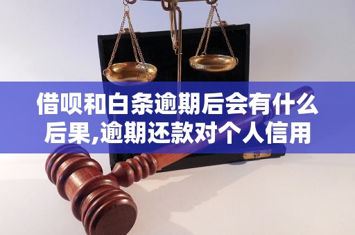 借呗和白条逾期后会有什么后果,逾期还款对个人信用的影响