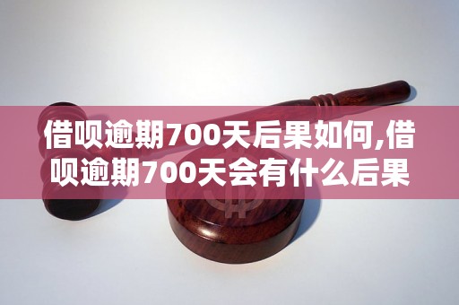 借呗逾期700天后果如何,借呗逾期700天会有什么后果