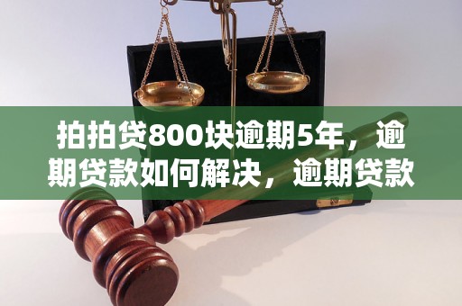 拍拍贷800块逾期5年，逾期贷款如何解决，逾期贷款后果严重吗