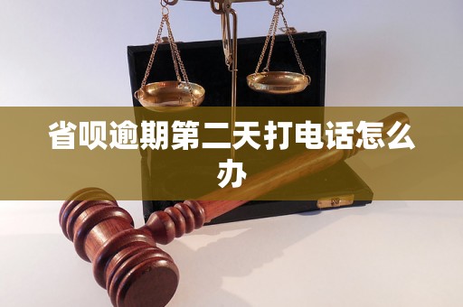 省呗逾期第二天打电话怎么办