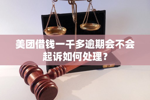 美团借钱一千多逾期会不会起诉如何处理？