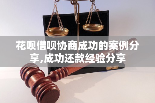 花呗借呗协商成功的案例分享,成功还款经验分享