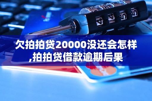 欠拍拍贷20000没还会怎样,拍拍贷借款逾期后果