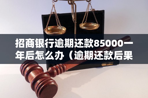 招商银行逾期还款85000一年后怎么办（逾期还款后果及解决方法）