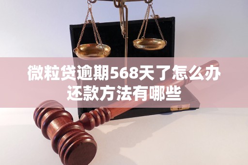 微粒贷逾期568天了怎么办还款方法有哪些