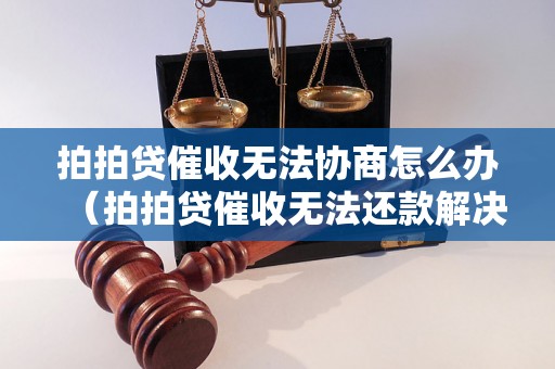 拍拍贷催收无法协商怎么办（拍拍贷催收无法还款解决方法）