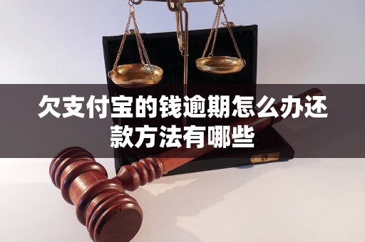 欠支付宝的钱逾期怎么办还款方法有哪些