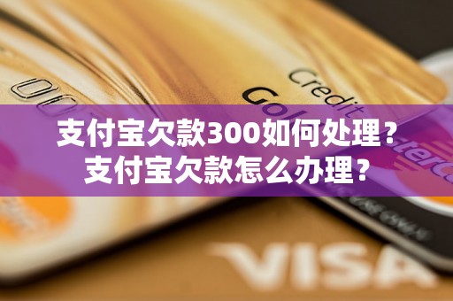 支付宝欠款300如何处理？支付宝欠款怎么办理？