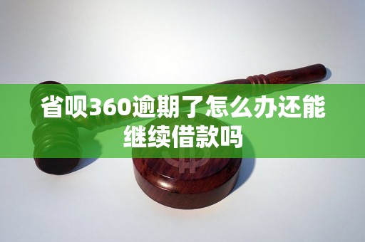 省呗360逾期了怎么办还能继续借款吗