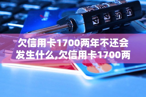 欠信用卡1700两年不还会发生什么,欠信用卡1700两年不还会被追究责任吗