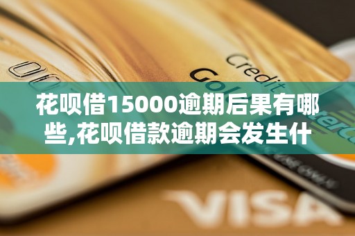 花呗借15000逾期后果有哪些,花呗借款逾期会发生什么