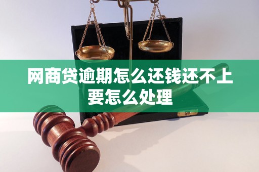 网商贷逾期怎么还钱还不上要怎么处理