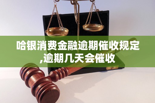 哈银消费金融逾期催收规定,逾期几天会催收