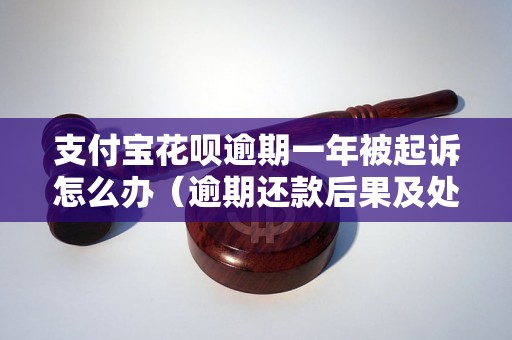 支付宝花呗逾期一年被起诉怎么办（逾期还款后果及处理方法）