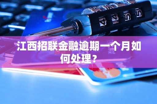 江西招联金融逾期一个月如何处理？