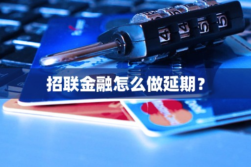 招联金融怎么做延期？