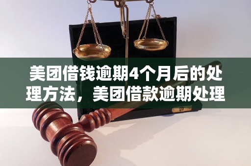 美团借钱逾期4个月后的处理方法，美团借款逾期处理流程