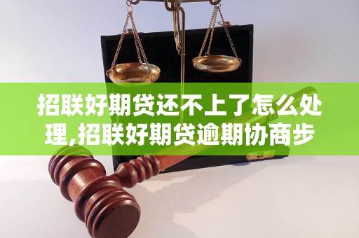 招联好期贷还不上了怎么处理,招联好期贷逾期协商步骤