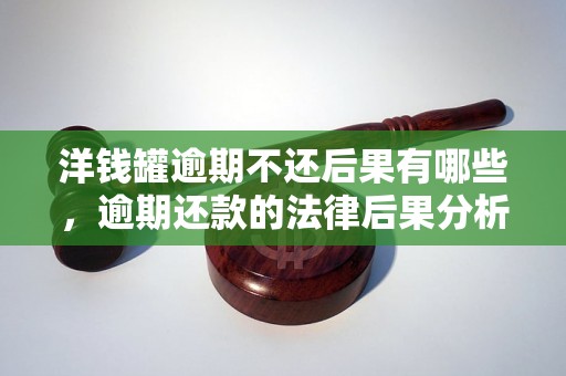 洋钱罐逾期不还后果有哪些，逾期还款的法律后果分析