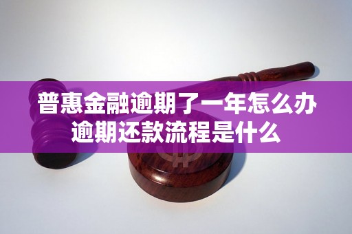 普惠金融逾期了一年怎么办逾期还款流程是什么