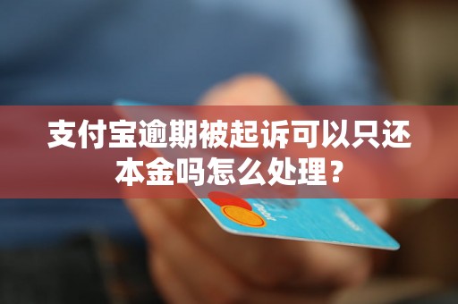 支付宝逾期被起诉可以只还本金吗怎么处理？