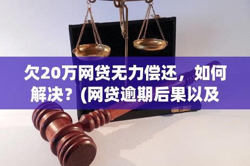 欠20万网贷无力偿还，如何解决？(网贷逾期后果以及应对措施)