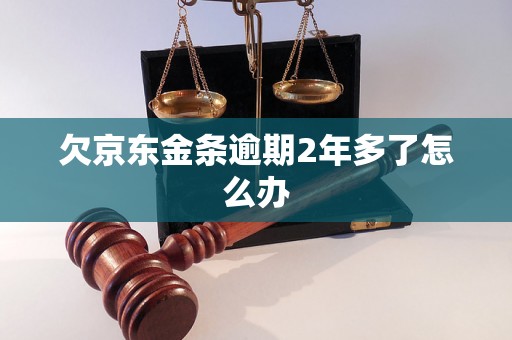 欠京东金条逾期2年多了怎么办