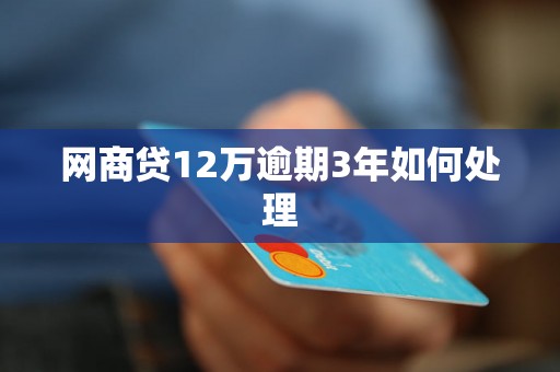 网商贷12万逾期3年如何处理