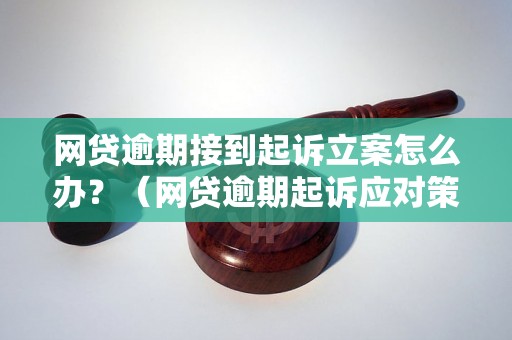 网贷逾期接到起诉立案怎么办？（网贷逾期起诉应对策略解析）