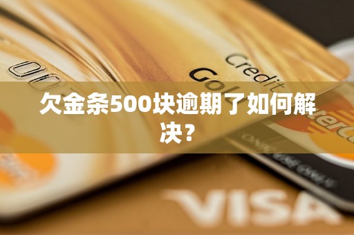 欠金条500块逾期了如何解决？