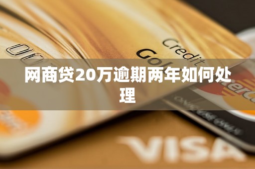 网商贷20万逾期两年如何处理