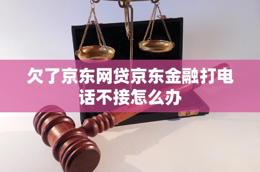 欠了京东网贷京东金融打电话不接怎么办