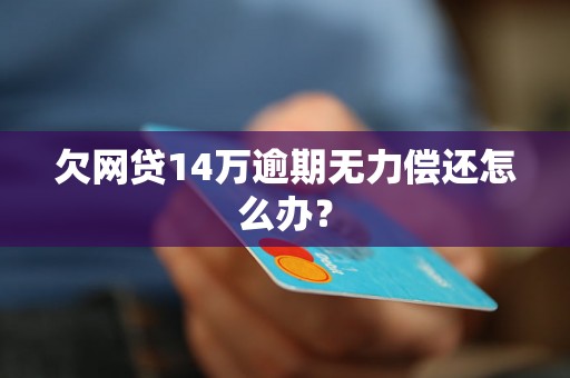 欠网贷14万逾期无力偿还怎么办？