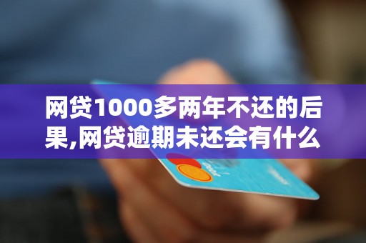 网贷1000多两年不还的后果,网贷逾期未还会有什么后果