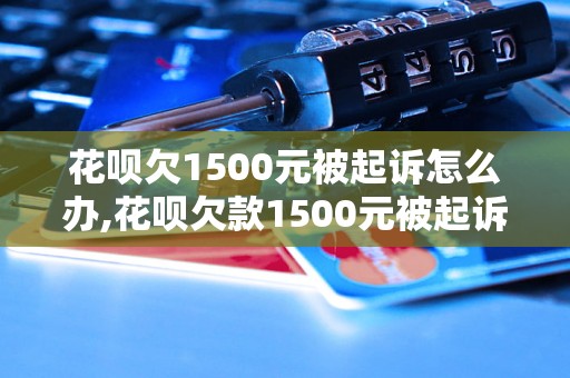 花呗欠1500元被起诉怎么办,花呗欠款1500元被起诉应该怎么处理