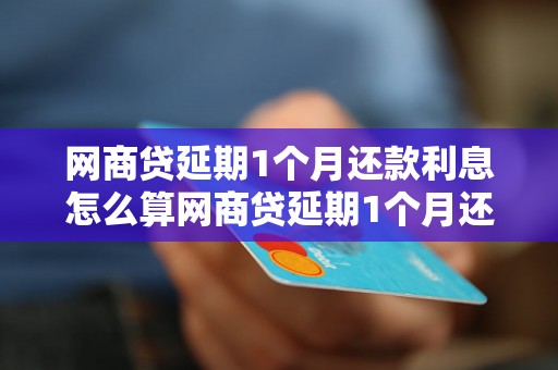 网商贷延期1个月还款利息怎么算网商贷延期1个月还款利息怎么算