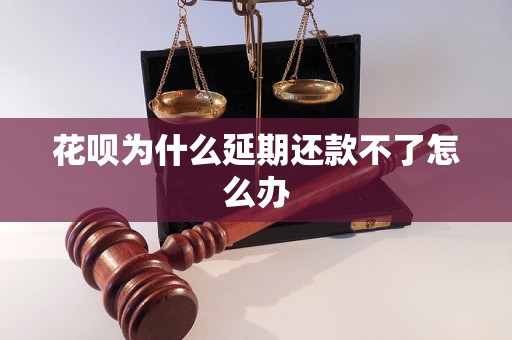 花呗为什么延期还款不了怎么办