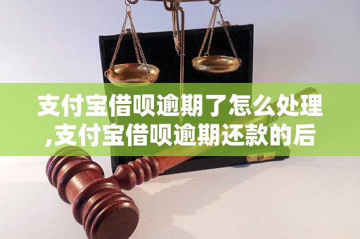 支付宝借呗逾期了怎么处理,支付宝借呗逾期还款的后果